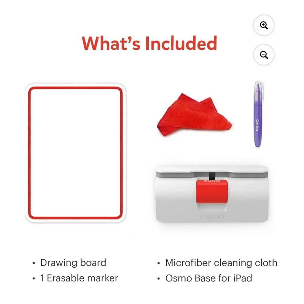 Osmo Monster Starter Kit iPad Base Drawing Board Erasable Marker Kids‎